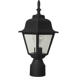 Coach Lights 1 Light 16 inch Textured Black Outdoor Post Mount in Textured Matte Black, Small