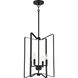 Shayna 4 Light 15 inch Flat Black Foyer Light Ceiling Light
