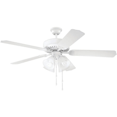 52 Inch White Ceiling Fan Kit