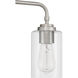 Stowe 4 Light 31 inch Brushed Polished Nickel Vanity Light Wall Light