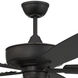 Outdoor Super Pro 60 inch Flat Black Ceiling Fan