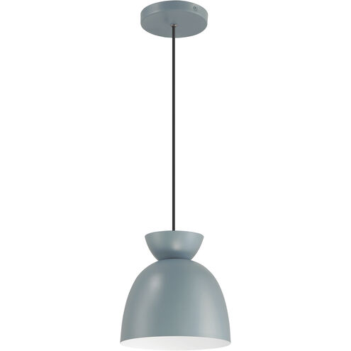 Ventura Dome 1 Light 7.5 inch Dusty Blue Mini Pendant Ceiling Light