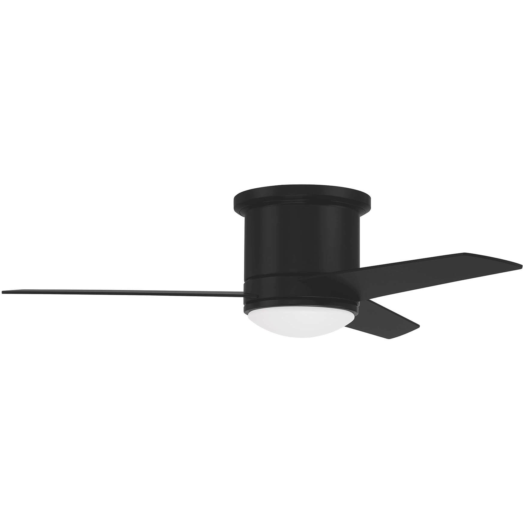 Cole II 44 inch Flat Black with Brushed Flat Black/Greywood Blades Ceiling Fan