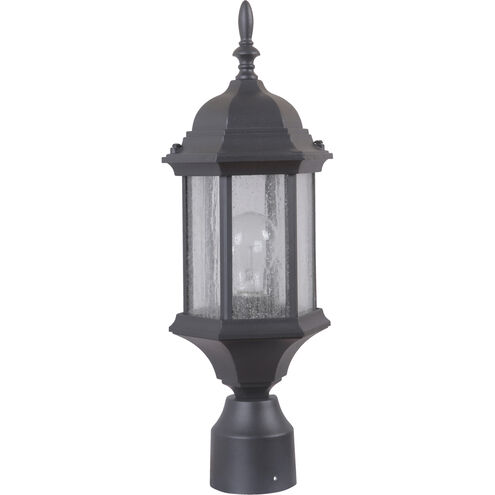 Hex Style 1 Light 6.50 inch Post Light & Accessory