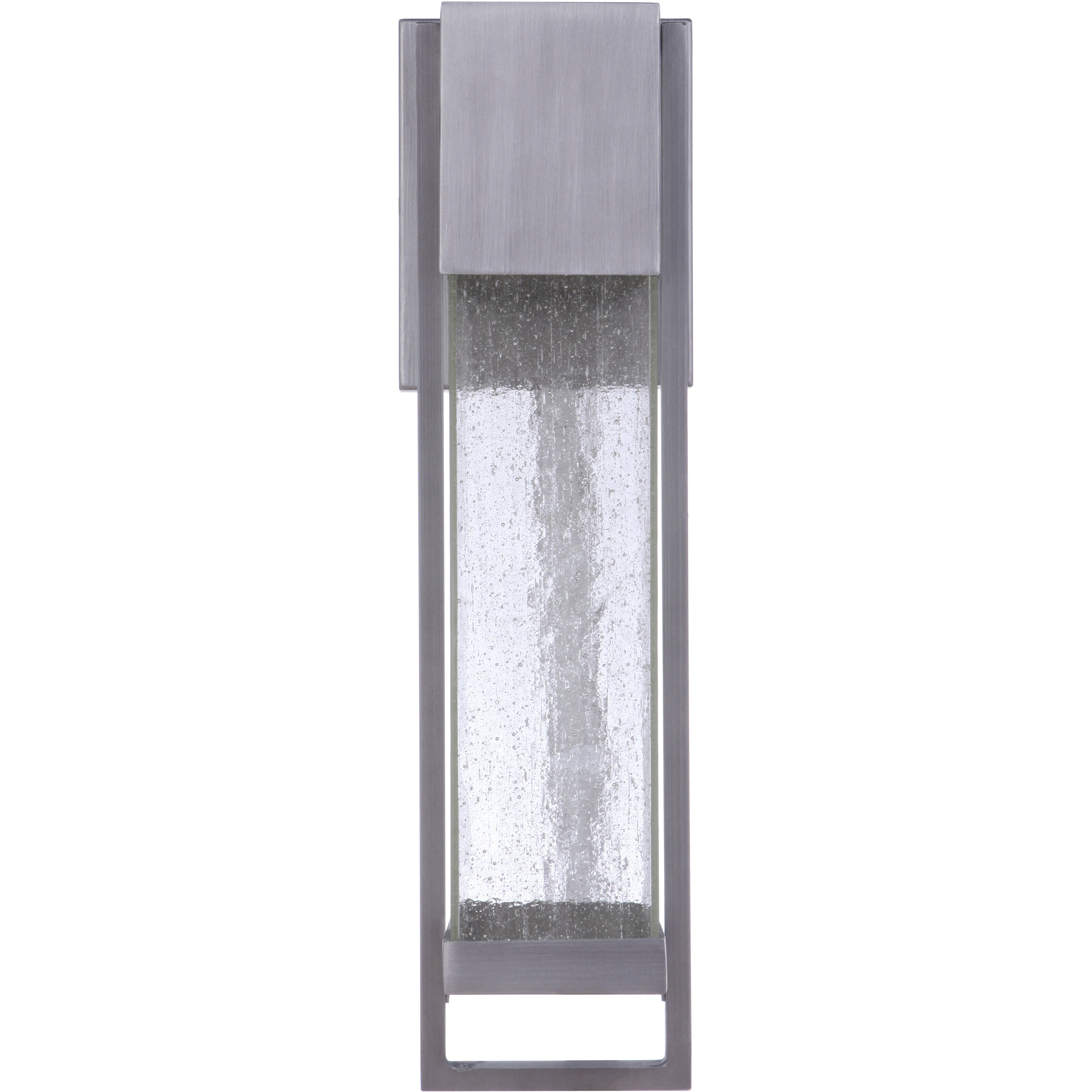 Bryce LED 17 inch Brushed Titanium Outdoor Wall Lantern