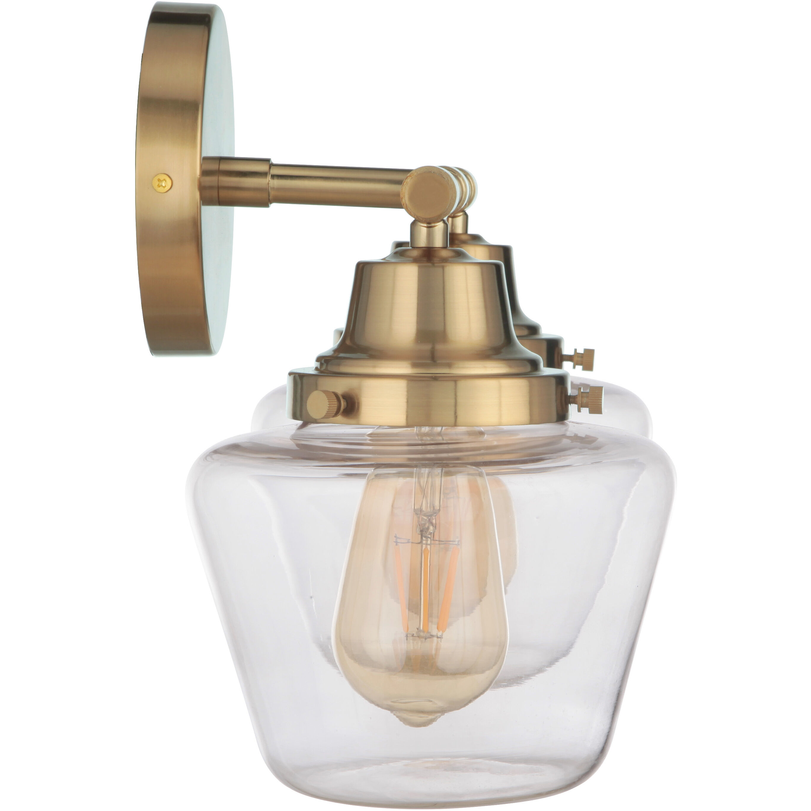 Neighborhood Essex 2 Light 18 inch Satin Brass Vanity Light Wall Light, Neighborhood Collection