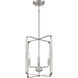 Stowe 4 Light 15 inch Brushed Polished Nickel Foyer Light Ceiling Light