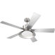 Topper 52 inch Brushed Polished Nickel with Brushed Nickel Blades Fan