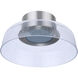 Centric LED 13.75 inch Brushed Polished Nickel Flushmount Ceiling Light