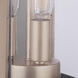 Metalwork 3 Light 18 inch Midnight/Satin Brass Outdoor Wall Lantern