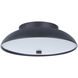 Soul LED 11 inch Flat Black Flushmount Ceiling Light