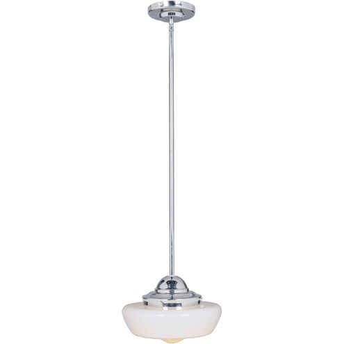 Bejamin LED 9.5 inch Polished Nickel Mini Pendant Ceiling Light