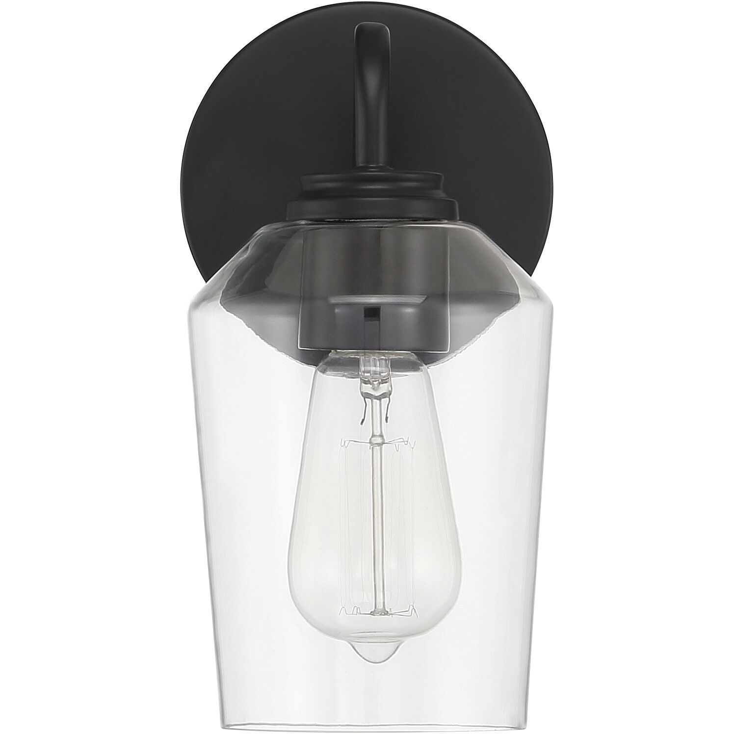 Shayna 1 Light 5 inch Flat Black Wall Sconce Wall Light