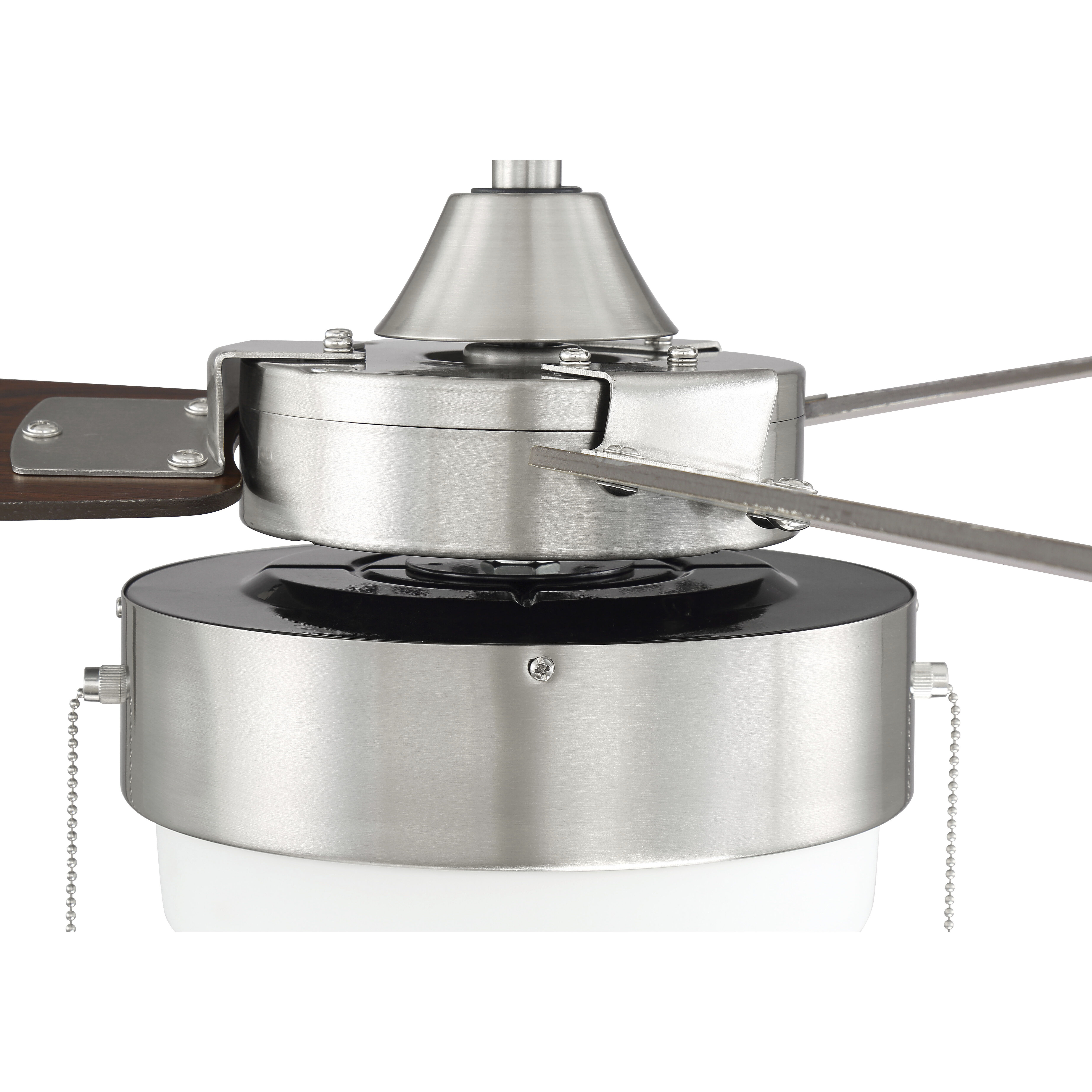 Craftmade INT52BNK3 Intrepid 52 inch Brushed Polished Nickel
