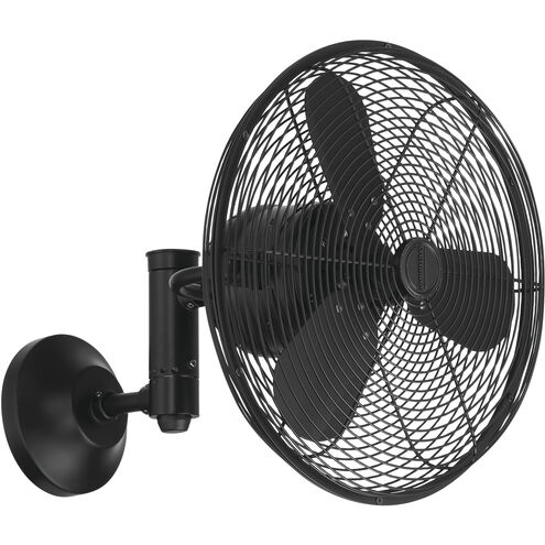 Bellows IV 14 inch Flat Black Indoor/Outdoor Fan