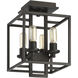 Cubic 4 Light 10.50 inch Semi-Flush Mount