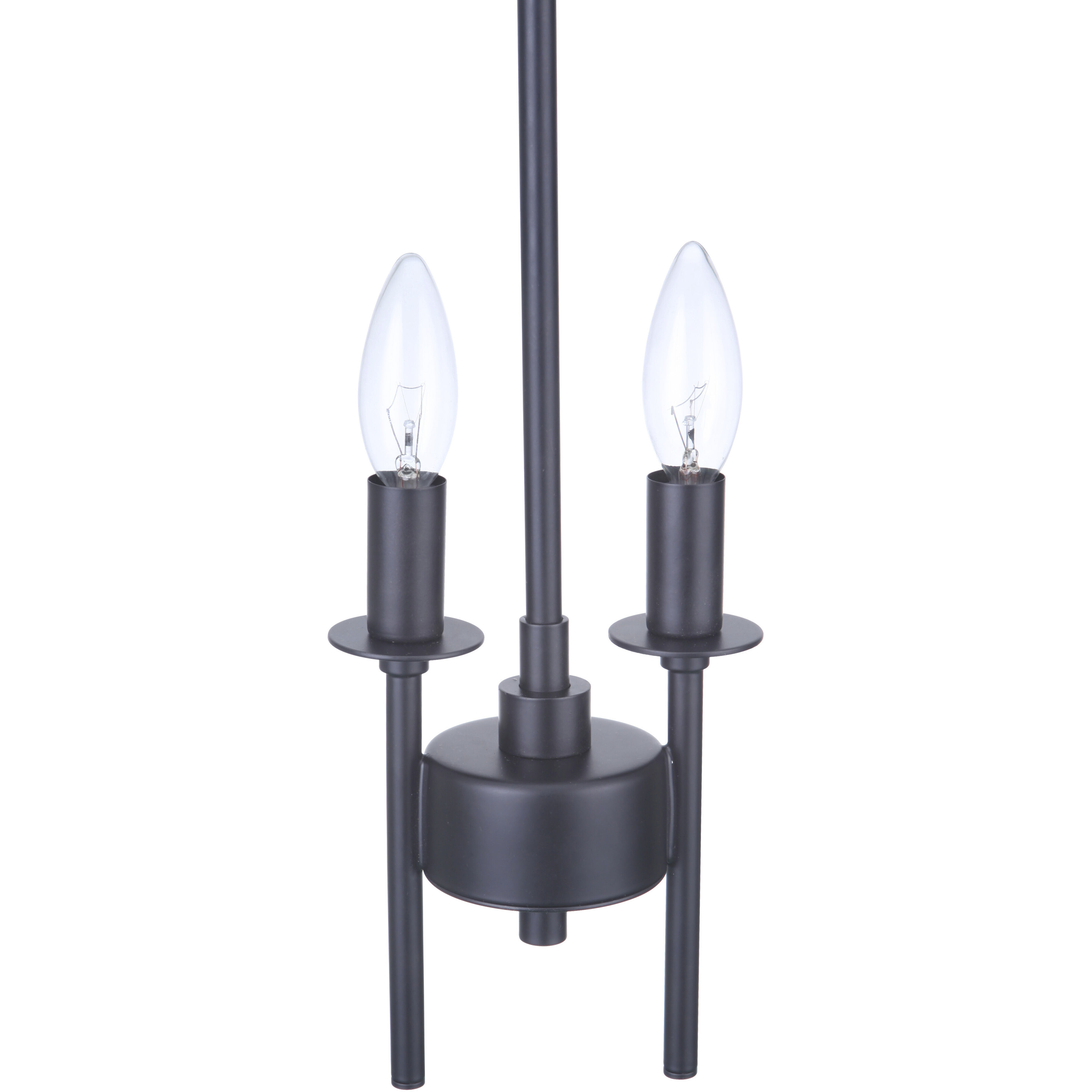 Larrson 2 Light 5.63 inch Flat Black Mini Pendant Ceiling Light