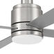 McCoy 52 inch Brushed Polished Nickel with Brushed Nickel Blades Fan