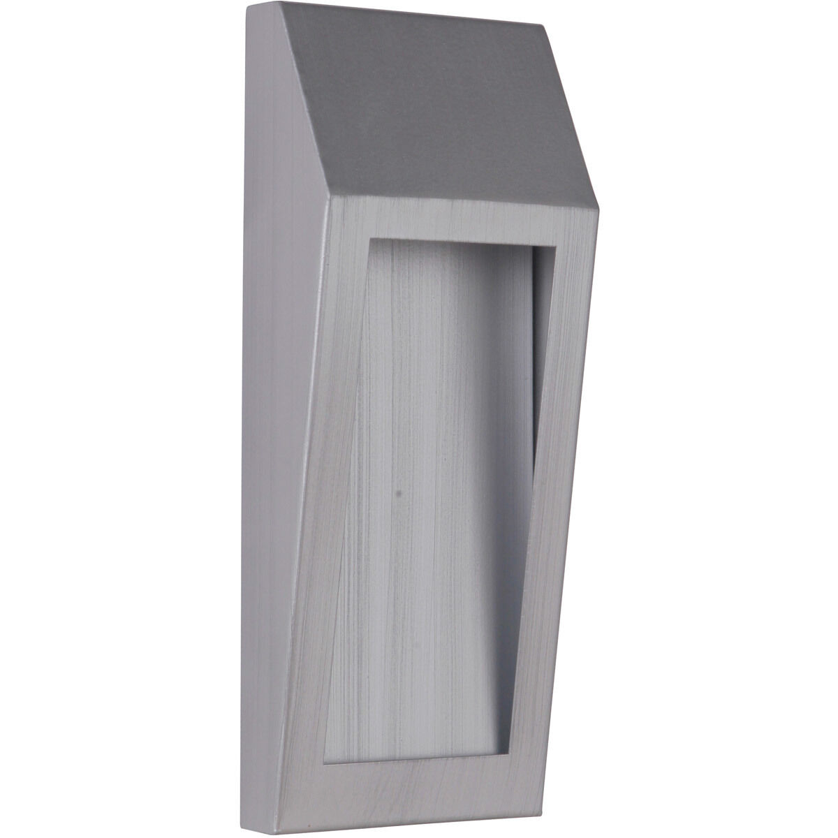 Wedge LED 11 inch Brushed Aluminum Outdoor Outdoor Wall Mount, Small