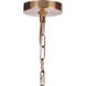 Larrson 8 Light 20 inch Satin Brass Chandelier Ceiling Light
