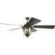 Olivier 70 inch Aged Bronze Textured with Walnut Blades Ceiling Fan