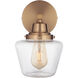 Neighborhood Essex 1 Light 7 inch Satin Brass Wall Sconce Wall Light, Neighborhood Collection