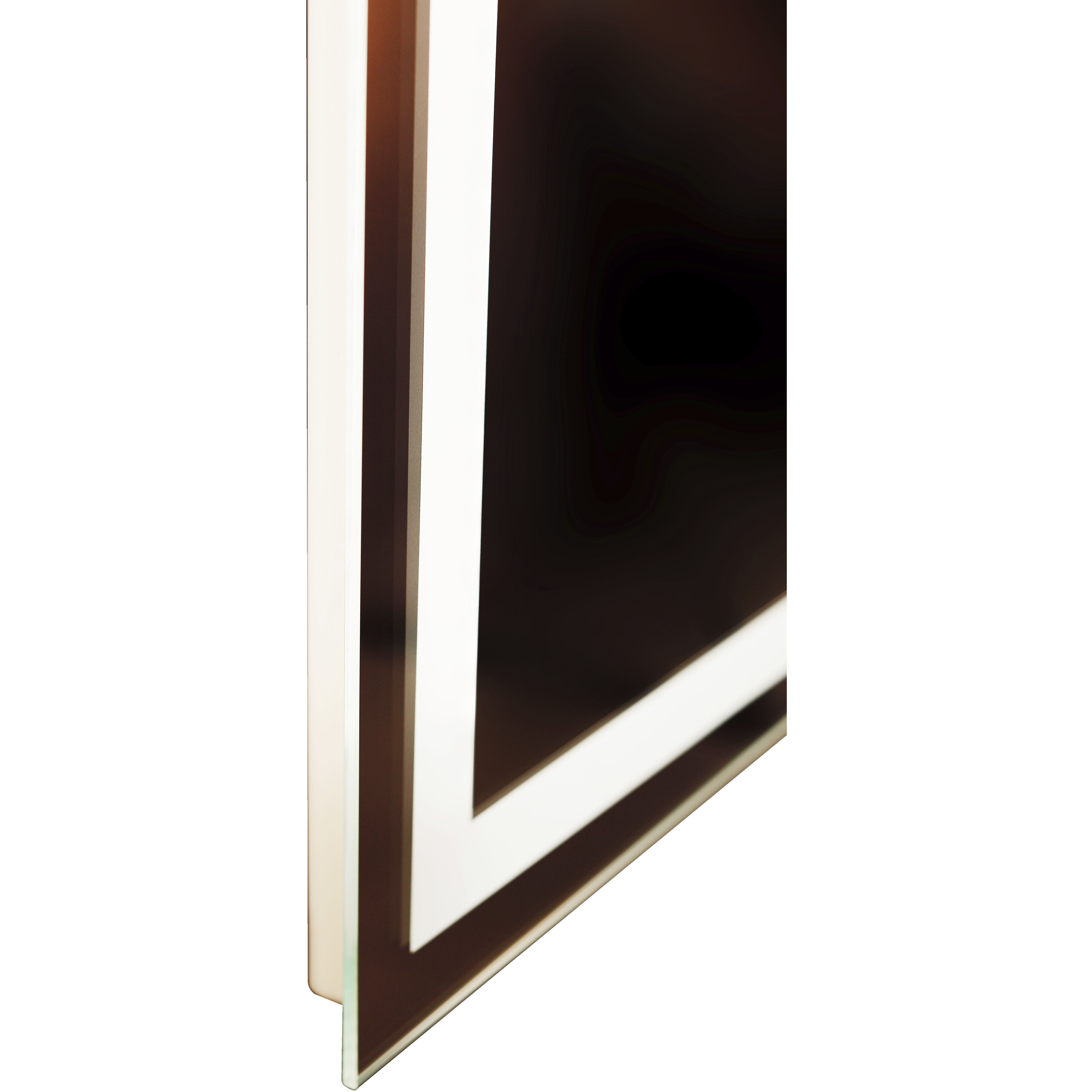 Cristine 48 X 36 inch White Illuminated Mirror