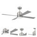 McCoy 52 inch Brushed Polished Nickel with Brushed Nickel Blades Fan