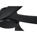 Captivate 52 inch Flat Black with Flat Black/Flat Black Blades Ceiling Fan