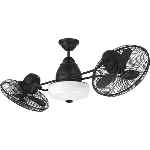 Bellows II 48 inch Flat Black Indoor/Outdoor Fan