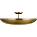 Isabel 5 Light 32 inch Satin Brass Convertible Semi-Flush Ceiling Light