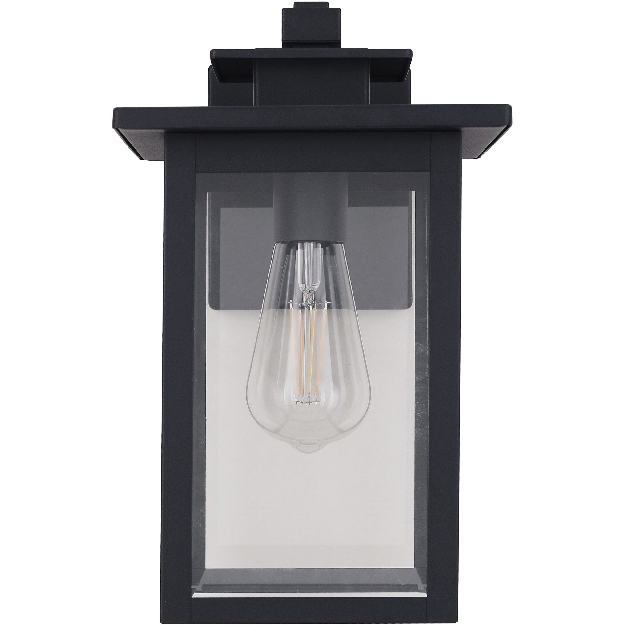 Rock Creek 1 Light 12 inch Textured Black Outdoor Wall Lantern