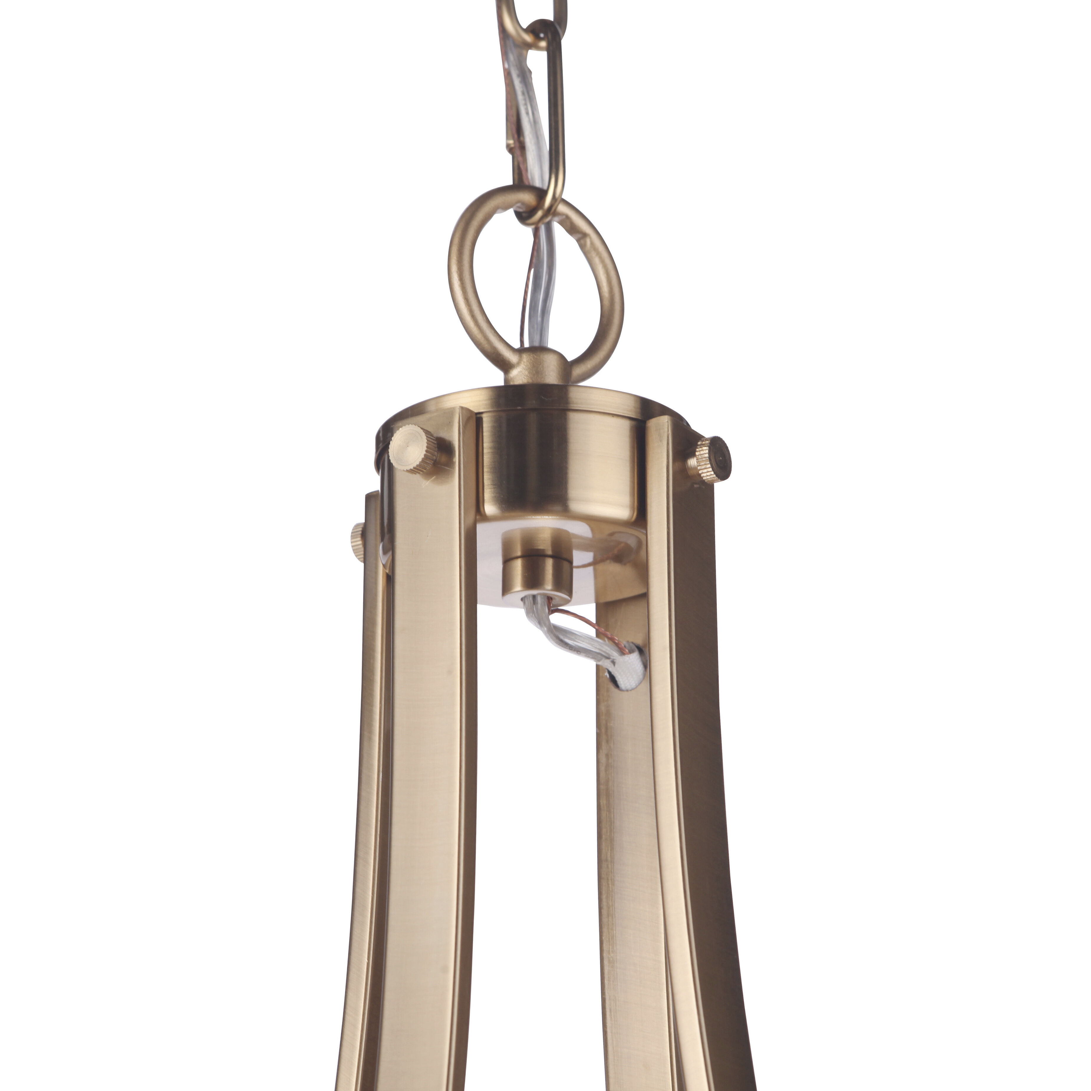 Elliot 5 Light 27 inch Satin Brass Chandelier Ceiling Light