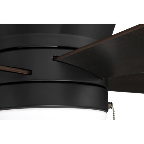Merit 52 inch Flat Black with Flat Black/Greywood Blades Ceiling Fan