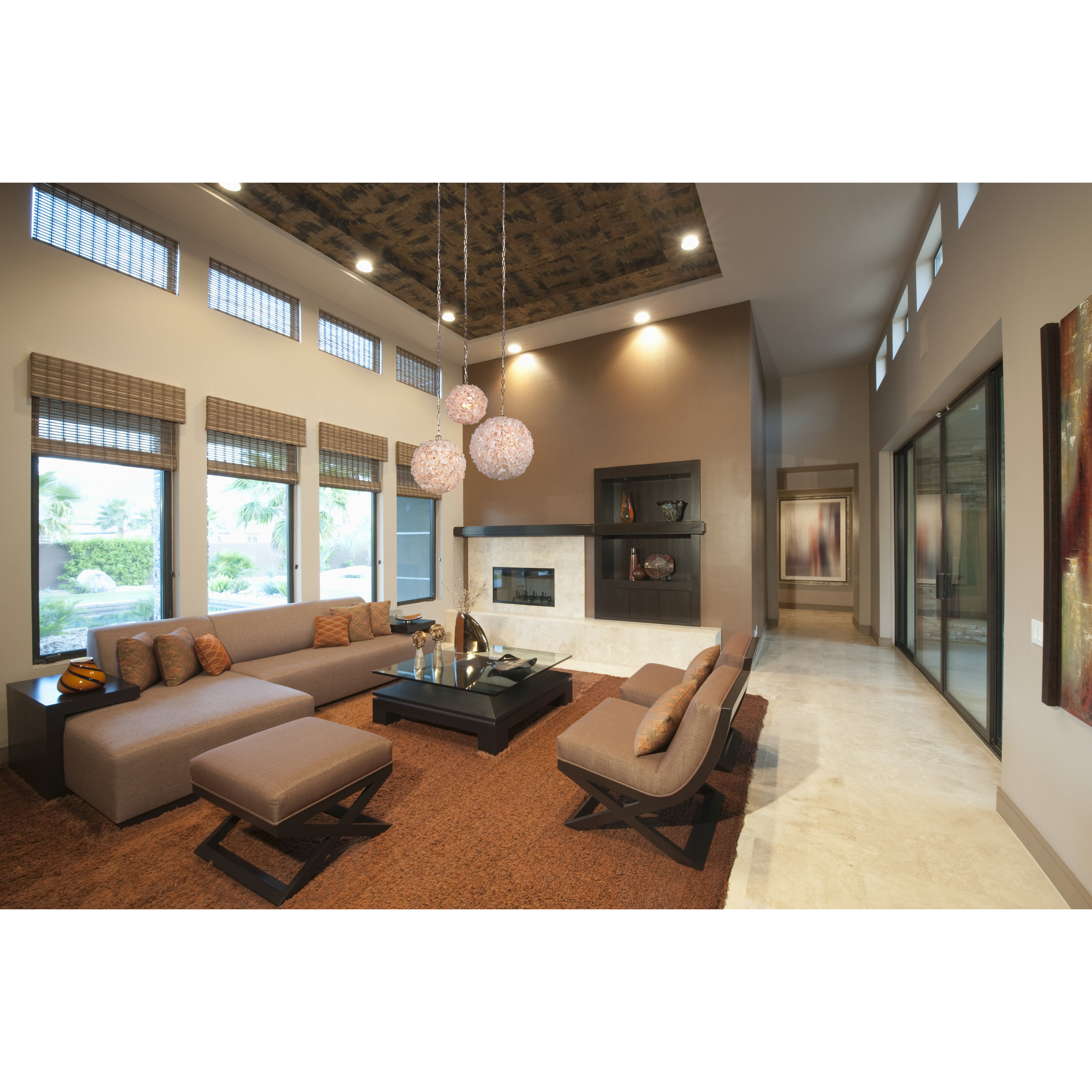 Roxx 1 Light 14 inch Gilded Pendant Ceiling Light, Gallery Collection