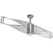 Illusion 56 inch Polished Nickel with Clear Acrylic Blades Fan
