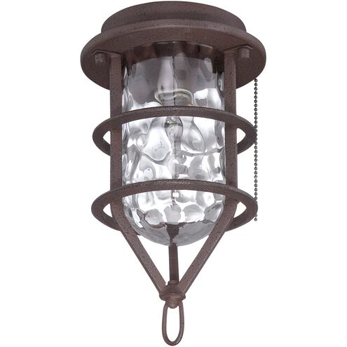 Universal LED Clear Water Outdoor Fan Bowl Light Kit in Flat Black, Bowl