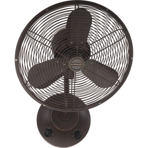 Bellows I 21 inch Aged Bronze Textured Wall Fan