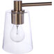 Emilio 5 Light 42 inch Satin Brass Vanity Light Wall Light