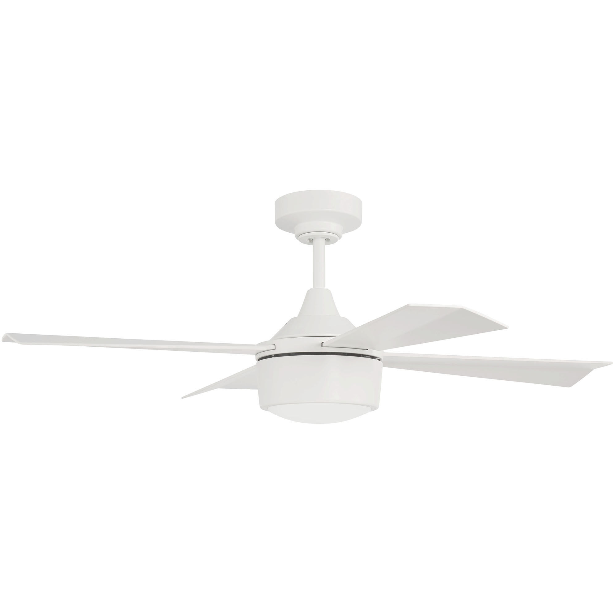Theo 42 inch White with White/White Blades Ceiling Fan