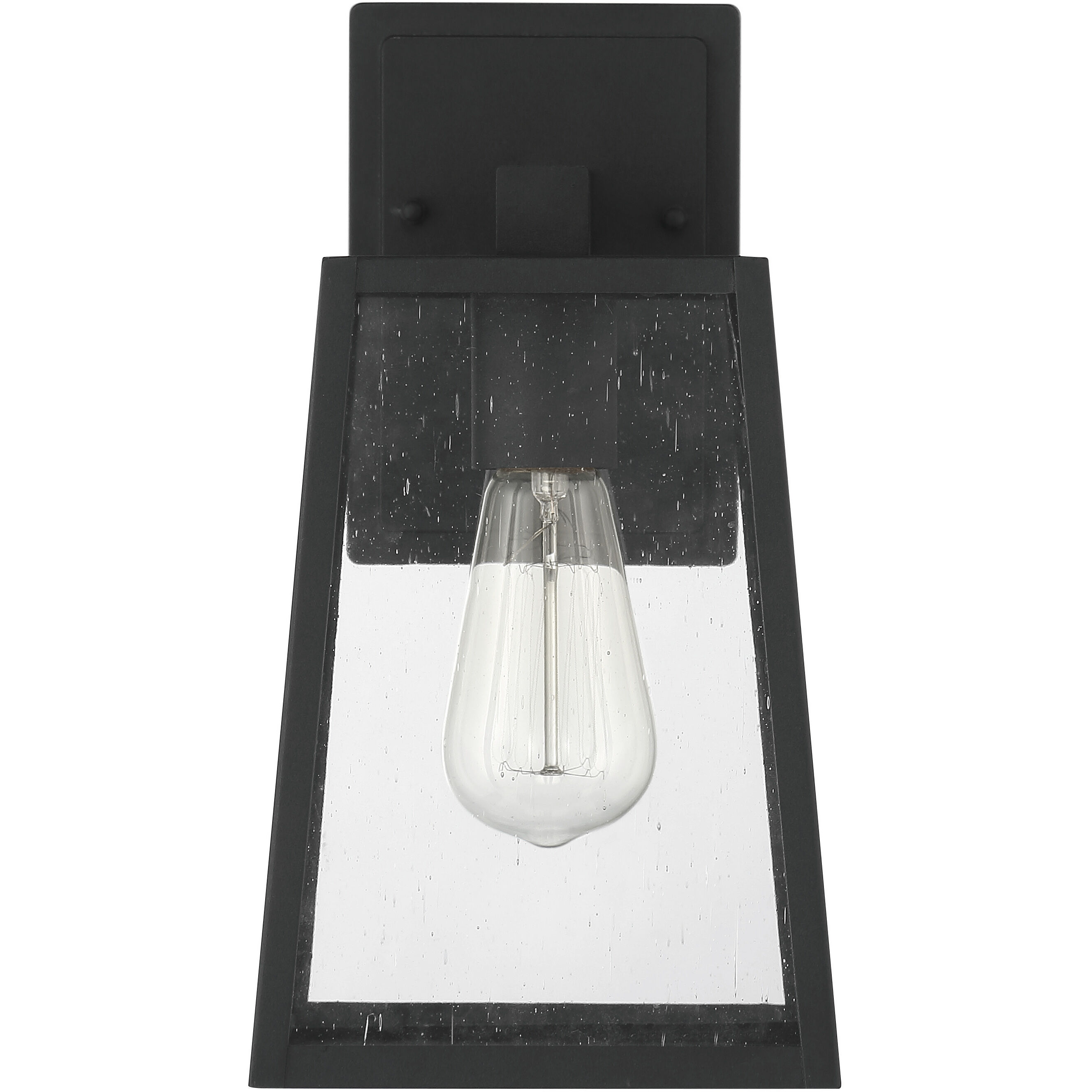 Dunn 1 Light 12 inch Textured Matte Black Outdoor Wall Mount, Medium