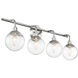 Neighborhood Que 4 Light 33 inch Chrome Vanity Light Wall Light