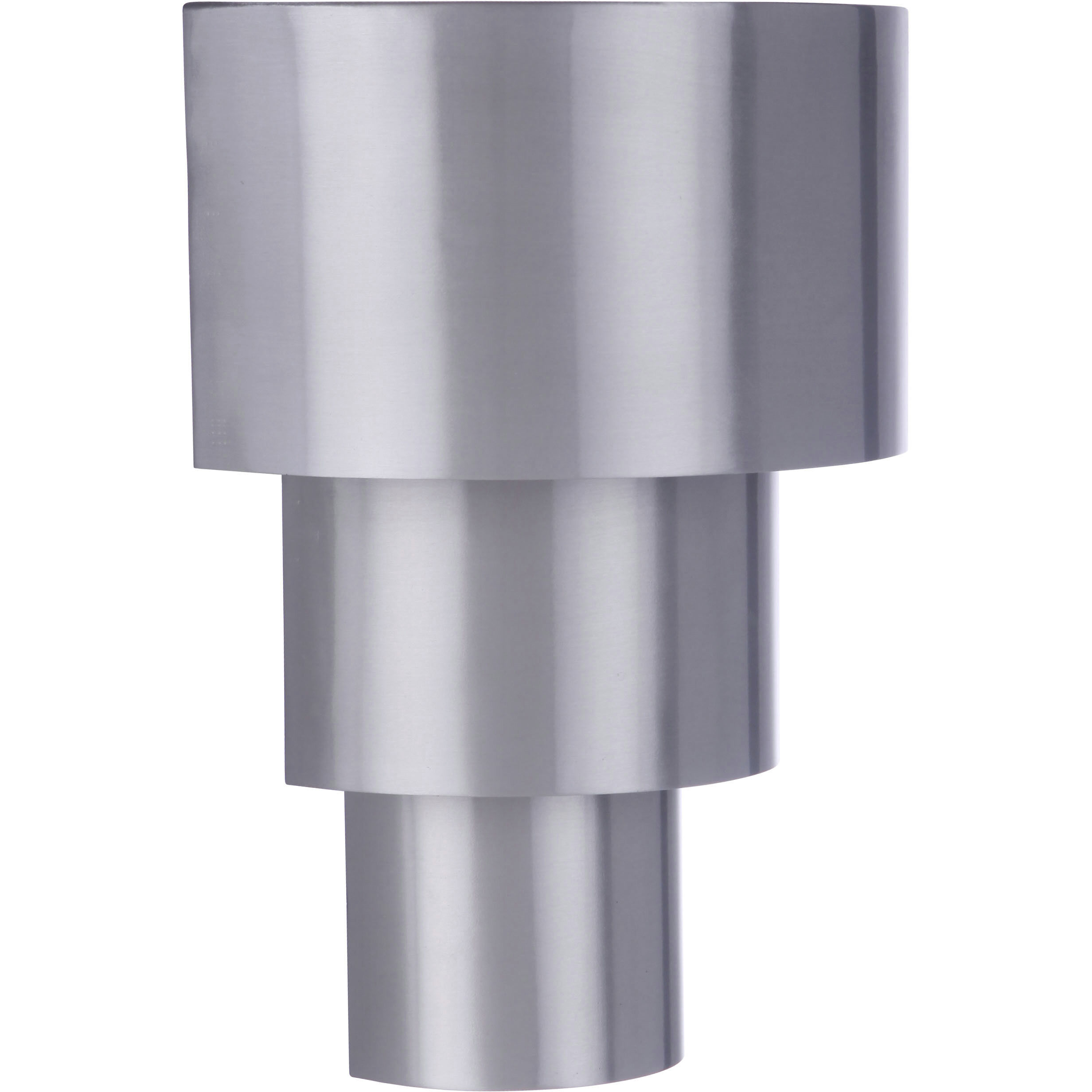 Midtown LED 9 inch Satin Aluminum Outdoor Wall Sconce, Medium