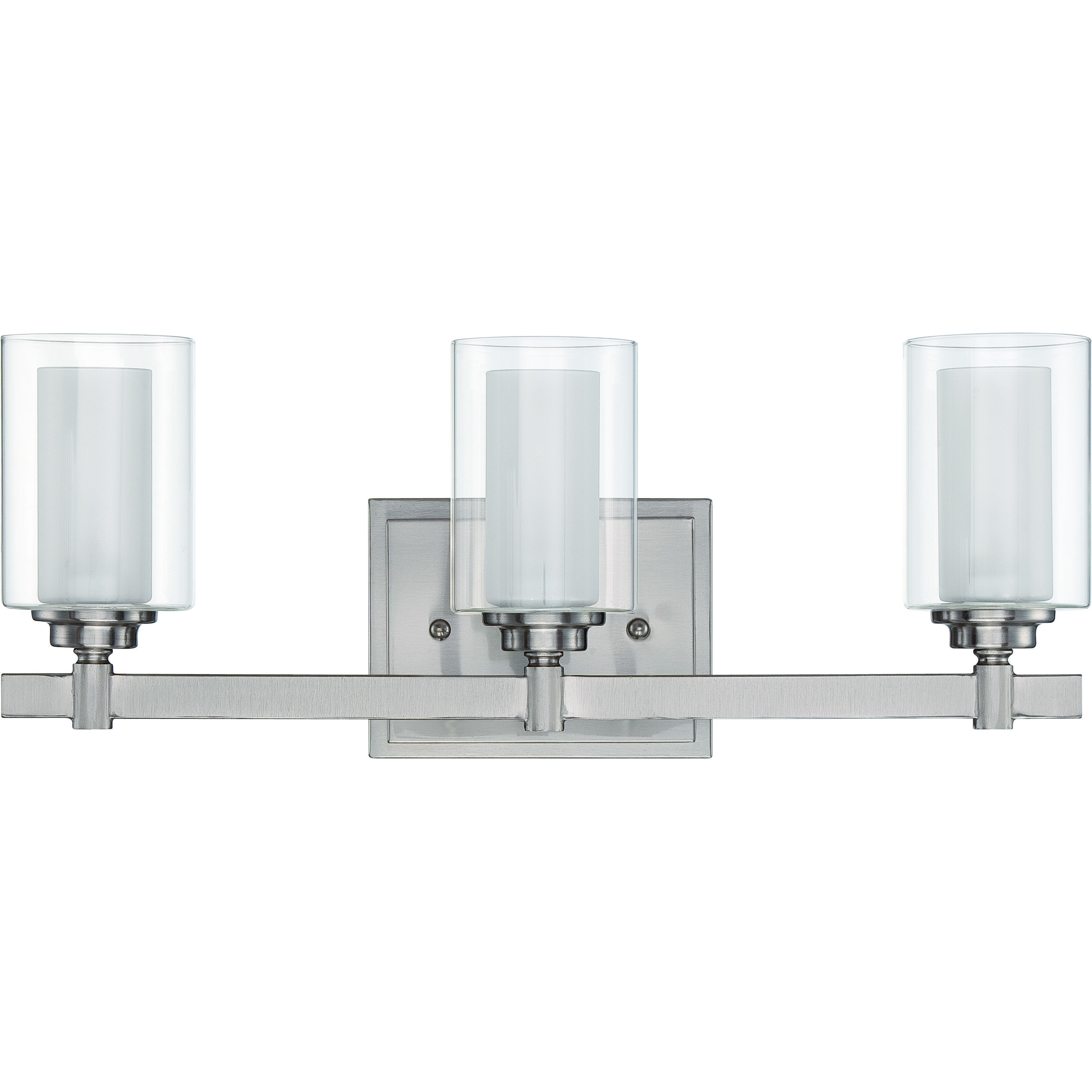 Neighborhood Celeste 3 Light 20 inch Brushed Polished Nickel Vanity Light Wall Light