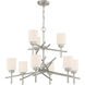 Cadence 9 Light 32 inch Satin Nickel Chandelier Ceiling Light