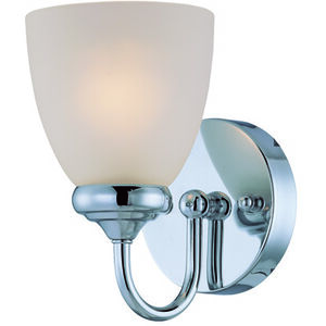 Spencer 1 Light 5 inch Chrome Wall Sconce Wall Light in Frosted