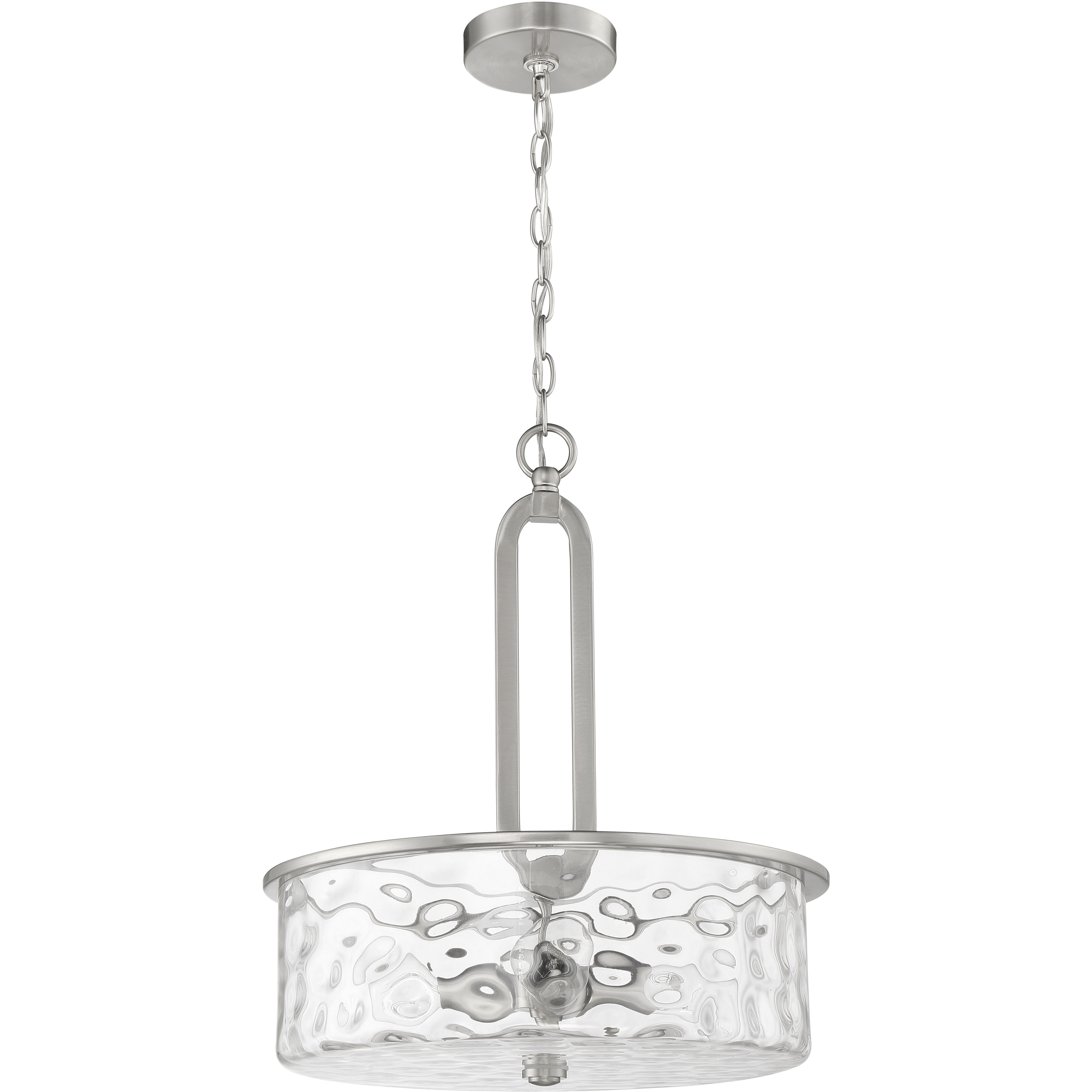 Collins 3 Light 18 inch Brushed Polished Nickel Pendant Ceiling Light