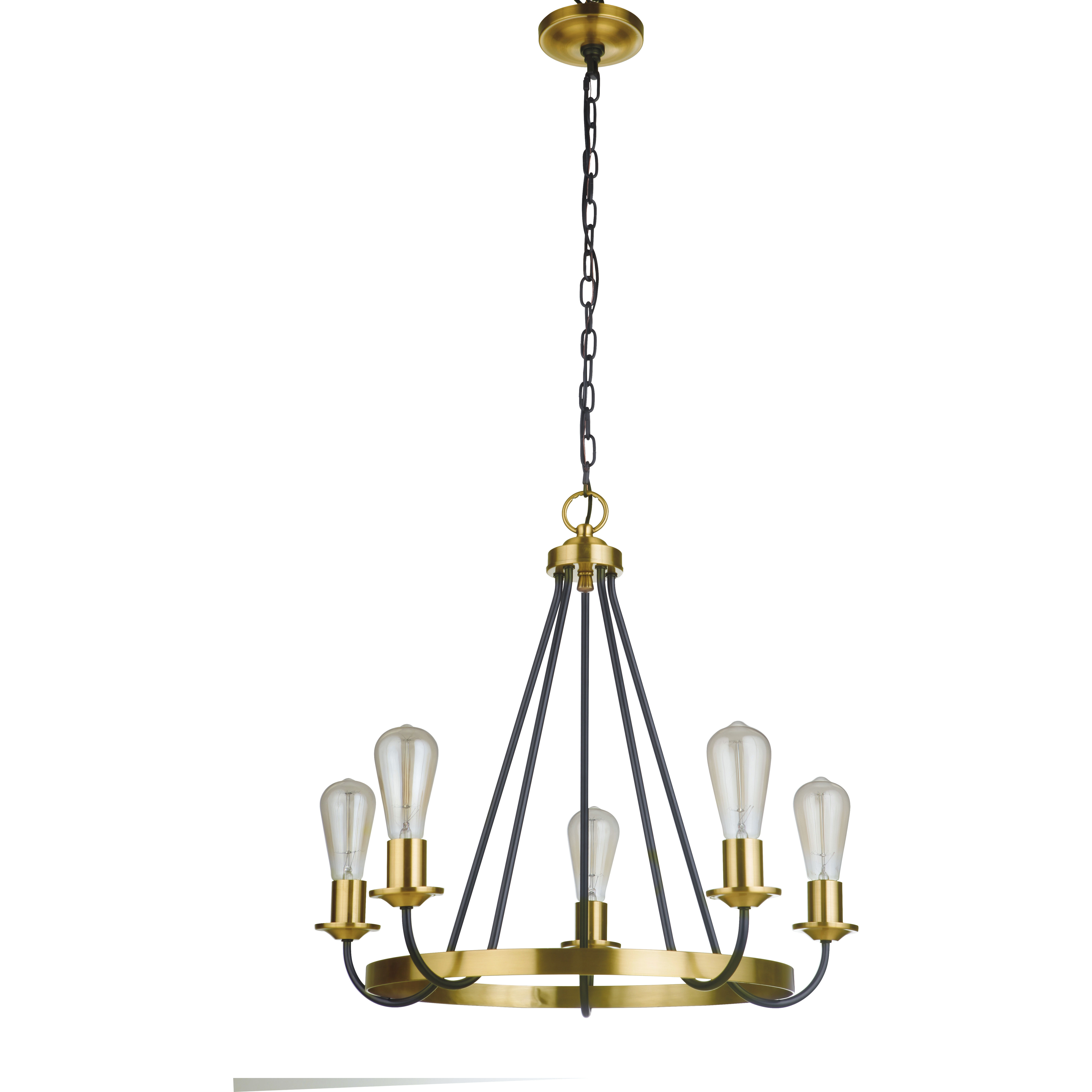 Craftmade 50325-FBSB Neighborhood Randolph 5 Light 25 inch