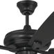 Eos 52 inch Flat Black with Flat Black/Greywood Blades Ceiling Fan (Blades Included), Contractor Fan