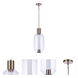 Holmes LED 10 inch Satin Brass Pendant Ceiling Light